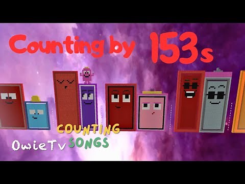 Counting 153 Song | Minecraft Number Blocks Counting Songs | Math and Number Songs for Kids