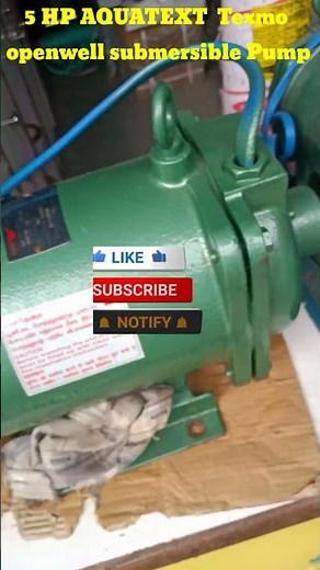 AQUATEXT Texmo 5HP openwell submersible pump high pressure #shorts