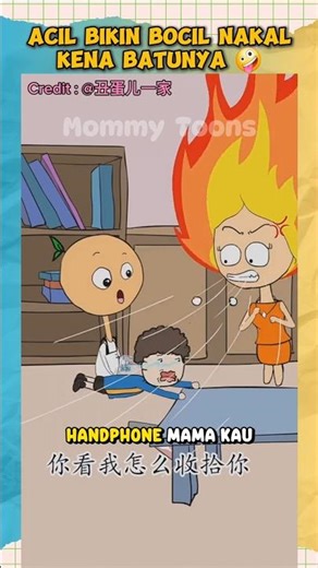 ACIL BIKIN BOCIL NAKAL KENA BATUNYA #dubbing #funny #acil #kartun #lucu