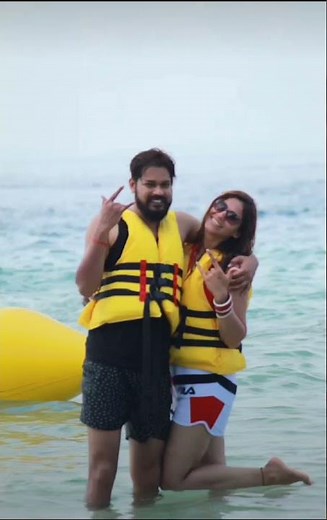 pankaj sir and his wife viral videos of goa 🏖🏖