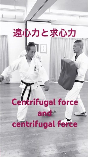 【武術・武道の知恵】遠心力と求心力〜Centrifugal and centripetal forces. Naido Bujutsu Aunkai 内動武術阿吽会 #shorts