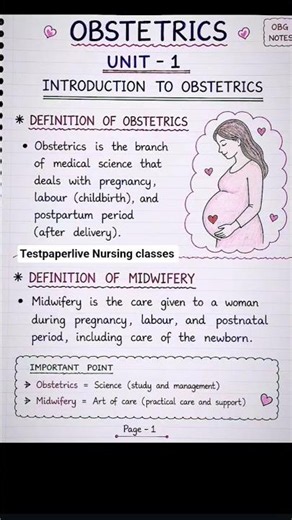Introduction to Obstetrics, Basic Terminologies, Signs of Pregnancy & stnatal Important #obgnotes