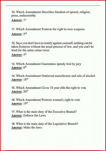 Us Constitution Test Flashcards Full Set Graded A Actual Tes video