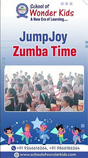 Zumba Fun at School of Wonder Kids | Joyful Learning Through Dance & Movement