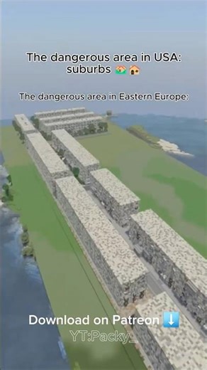 Minecraft Communist Blocks From Livezilor Alley (Ferentari, Bucharest) Building Timelapse