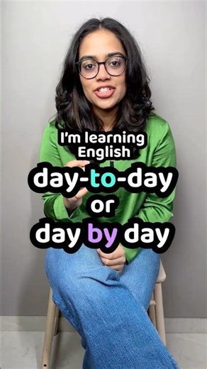 Difference Between Day To Day & Day By Day | English Doubt Solving Lessons | English With Ananya
