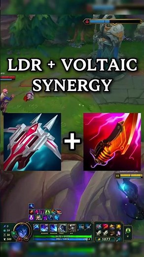 LDR + VOLTAIC SYNERGY #leagueoflegends #kayn #shorts