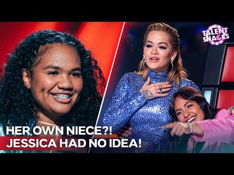 Jessica in TEARS After Realizing Her NIECE Was on Stage! | The Voice