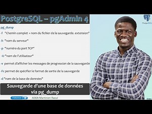 Sauvegarde d’une base de données via pg_dump - PostgreSQL #36