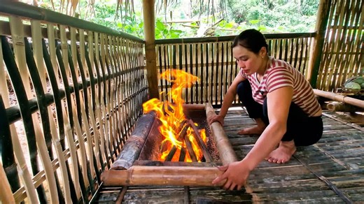 1.7K views · 11 reactions | Construction technique of new stove on bamboo stilt house EP2 | Riley Logan | Facebook