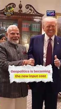 How Is Geopolitics Affecting India's Capex | On Niraj's Radar #shorts