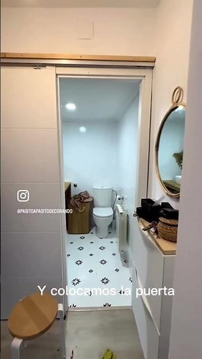 Cómo colocar una puerta corredera de forma sencilla, así lo hicimos nosotros #inspohome #homedecor