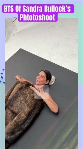 BTS Of Sandra Bullock’s Phtotoshoot