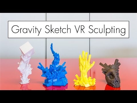 VR Sculpting to 3D Prints with Gravity Sketch ( ...and Printing Iron? )