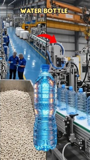 create water bottle in factory 🙀 🙀#shorts #viral#fyp#waterbottle #1million #100