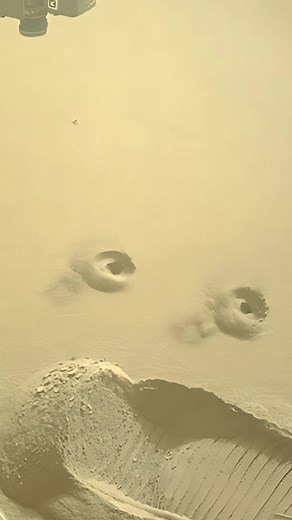 48K views · 738 reactions | Drilling by the Mars rover on the surface of Mars helps scientists collect rock and soil samples to understand the planet’s history and check if life ever existed there. Every drill hole on Mars brings us one step closer to discovering its secrets. #space #SpaceX #NASA #fblifestyle | Space Journey | Facebook