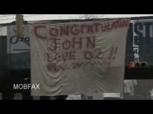 Ozone Park Queens celebrate John Gotti’s acquittal (1990)