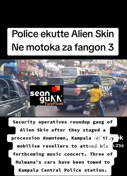 Alien Skin Arrests and Protests in Kampala