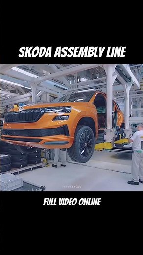 Skoda Assembly Line Manufacturing #short