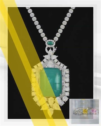 Colombian Emerald fusion Luxury Necklace Zirconite. 840N104E