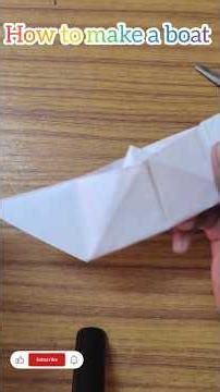 Paper Boat Kaise Banaye ⛵ | Easy Origami Boat Step by Step