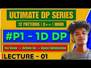 L1 - 1D DP | Sum of First N Natural Numbers | Intuition Building | Memoization | Tabulation