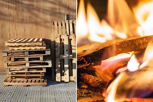 Est-ce que le bois de palette chauffe bien dans un poêle ou un insert de cheminée ?