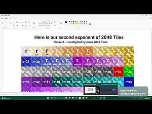 Making 2048 Tiles #24 (R EXPONENT)