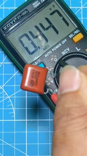 Mylar capacitor testing in the tolerance limit. #Reels #viral #shorts #creative #LED #speaker #ideas #repair #diyproject #radio #audio #FM #electrician #diy #electronics #diyprojects | Belajar Servis Elektronika