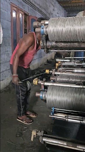 How Plastic Twine Thread Is Made | Manufacturing Process #threads #manufacturing #shortsfeed