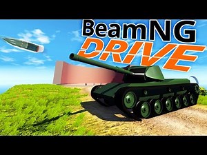 BeamNG Drive - A Real Tank!, Chickens & Modded Maps - BeamNG Drive Gameplay