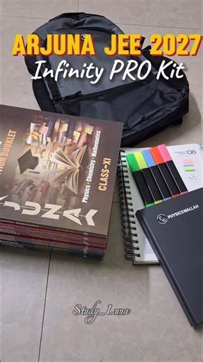 I FINALLY RECEIVED IT 🙌 | Arjuna JEE Batch | Infinity Pro kit | #pw #pwians #study #jee
