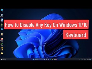How to Disable Any Key On Windows 11/10 Keyboard