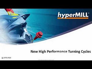 hyperMILL 2019.1 - High Performance Turning Cycles