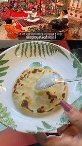 Mahashivratri Special Farali Puran Poli 🌸🙏✨ Vrat Recipe!!Vrat ma pan mithas no swaad 😍 Soft, ghee thi bhari ne delicious Farali Puran Poli 😋 Perfect for Mahashivratri fasting thali 💫 Ek vaar jarur try karjo ane ghar ma badha ne khush karo 🤍 Ingredients ma farali atta (rajgira/singhada), gud, dry fruits ane elaichi no swad ✨ Healthy pan tasty 💛 Energy thi bharpur vrat special recipe! 🪔 Har Har Mahadev 🕉️ Follow 👉 @spoonsofsejal for more easy & tasty recipes Comment karo ❤️ Like 👍 Save 