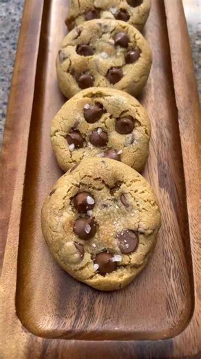 Chocolate caramel chip cookies that everyone craves