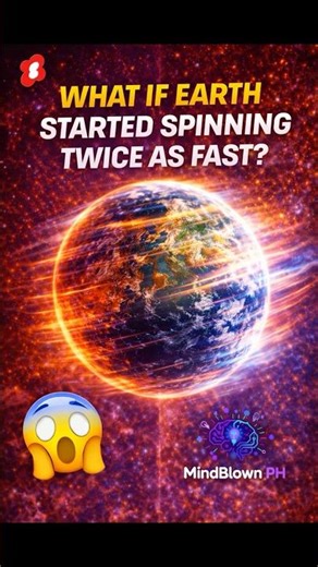 Double Earth's Rotation = Unlivable Planet 🌪️ #science #shorts