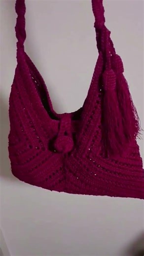 Crochet Cross body Bag| Double Crochet & Ladder Pattern Purse #crochetpurse