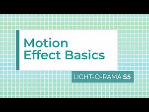 Light-O-Rama S5 Sequencer: Motion Effect Basics - Luminous Harmony "How To" (Sequencing)