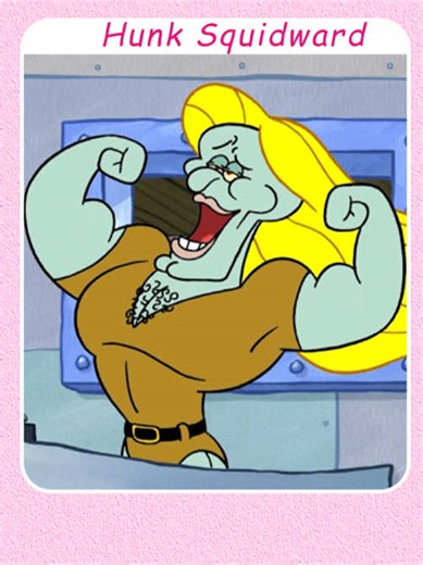 Hunk Squidward.#spongebob #anime #fyp | sponge bob