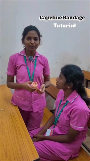 VHS MA Chidambaram College of Nursing | Capeline Bandage Tutorial ✨ Watch now and elevate your clinical skills! #MACCONTutorials #CapelineBandage #NursingEducation | Instagram