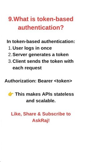 🔐 What is Token-Based Authentication? | Simple Explanation #AskRaj