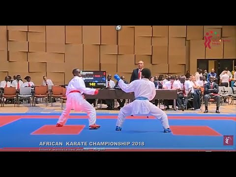 Ntwari Fiston (RWANDA) vs Salama Malek (EGYPT) || Male Kumite -60 KG