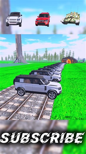 TRAIN V/S DEFENDER ☠️ CHALLENGE | VIDEO | INDIAN BIKE DRIVING 3D GAME 🎮