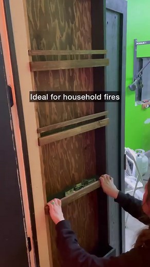 The side cabinet is finished!! I was so happy to partner with @firstalert after the past couple weeks I have had! #FirstAlertPartner You all remember how these storms the past couple of weeks caused not only a tree to fall on my truck but also all the leaking throughout our house! I told you guys I was making a plan to be sure I had everything to prevent further destruction and one being fire prevention. A few reminders: -Make sure you have a fire extinguisher easily accessible and know how to u