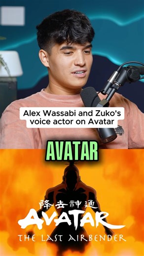 Alex Wassabi and Zuko's voice actor on Avatar