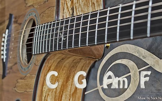 【即兴伴奏】Acoustic Rock Guitar Backing Track C Major