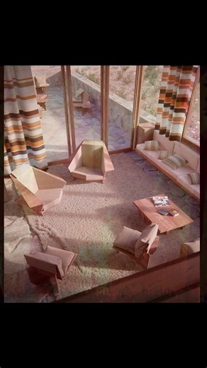 A beautiful design by FL Wright that was destroyed by fire! The Rose Pauson House.