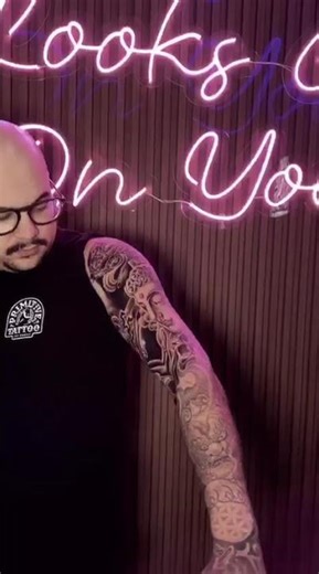 Buddha Upper Arm Sleeve - Primitive Tattoo Bali