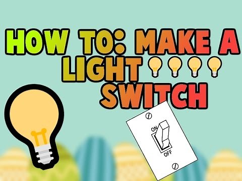 Roblox►How to make a Light Switch.